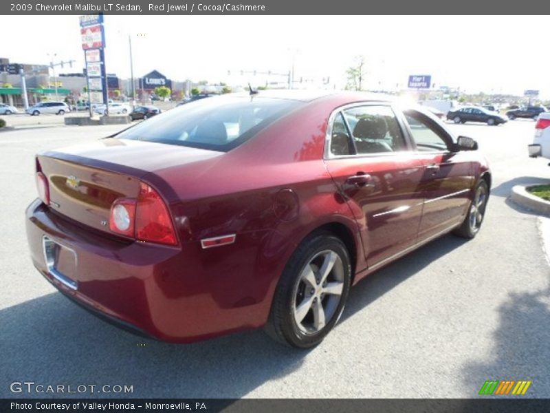 Red Jewel / Cocoa/Cashmere 2009 Chevrolet Malibu LT Sedan
