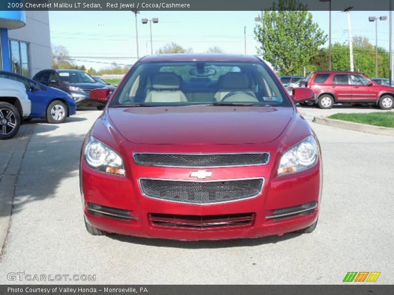 Red Jewel / Cocoa/Cashmere 2009 Chevrolet Malibu LT Sedan