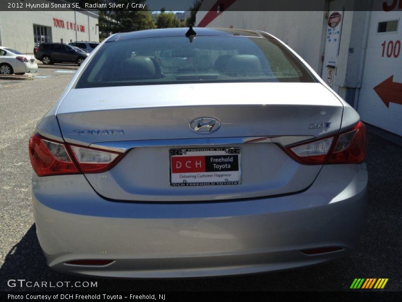 Radiant Silver / Gray 2012 Hyundai Sonata SE