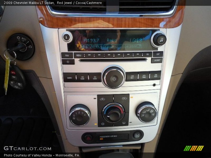 Red Jewel / Cocoa/Cashmere 2009 Chevrolet Malibu LT Sedan