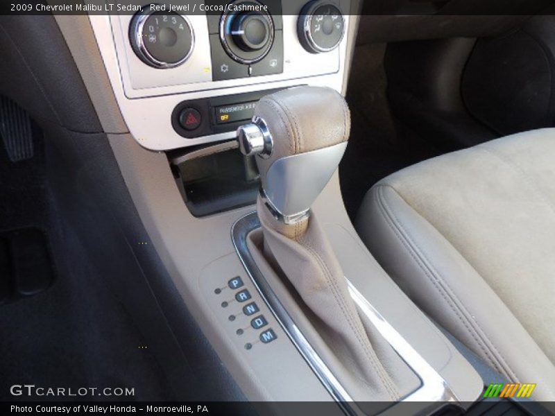 Red Jewel / Cocoa/Cashmere 2009 Chevrolet Malibu LT Sedan
