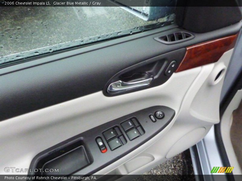 Glacier Blue Metallic / Gray 2006 Chevrolet Impala LS
