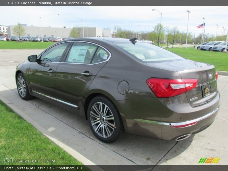 Metallic Bronze / Beige 2014 Kia Cadenza Premium