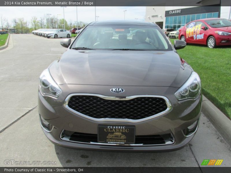Metallic Bronze / Beige 2014 Kia Cadenza Premium