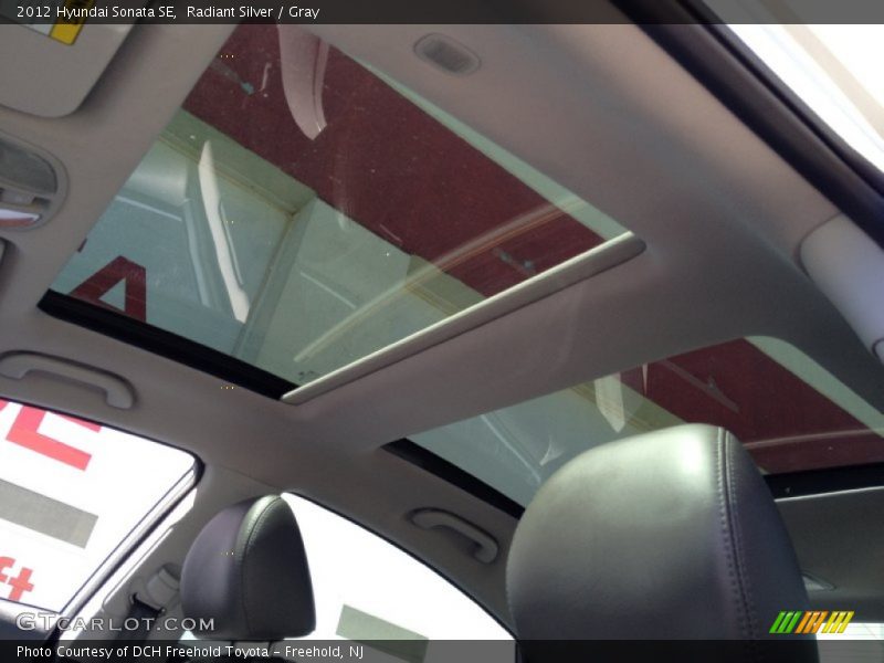 Radiant Silver / Gray 2012 Hyundai Sonata SE