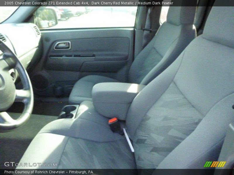Dark Cherry Red Metallic / Medium Dark Pewter 2005 Chevrolet Colorado Z71 Extended Cab 4x4