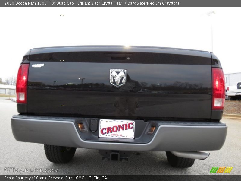 Brilliant Black Crystal Pearl / Dark Slate/Medium Graystone 2010 Dodge Ram 1500 TRX Quad Cab