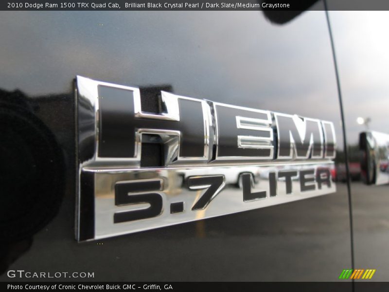 Brilliant Black Crystal Pearl / Dark Slate/Medium Graystone 2010 Dodge Ram 1500 TRX Quad Cab