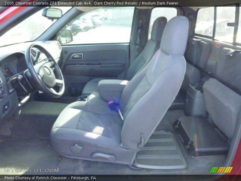 Dark Cherry Red Metallic / Medium Dark Pewter 2005 Chevrolet Colorado Z71 Extended Cab 4x4
