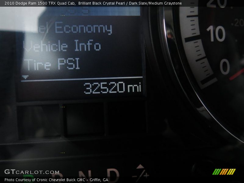 Brilliant Black Crystal Pearl / Dark Slate/Medium Graystone 2010 Dodge Ram 1500 TRX Quad Cab