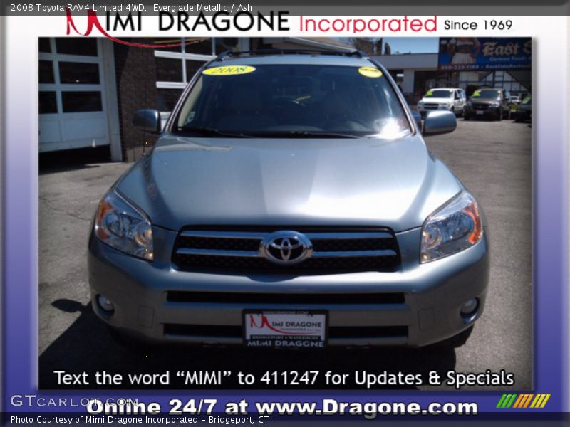 Everglade Metallic / Ash 2008 Toyota RAV4 Limited 4WD