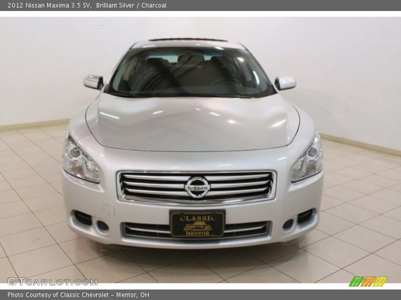 Brilliant Silver / Charcoal 2012 Nissan Maxima 3.5 SV