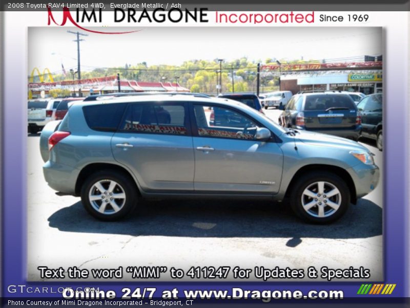 Everglade Metallic / Ash 2008 Toyota RAV4 Limited 4WD