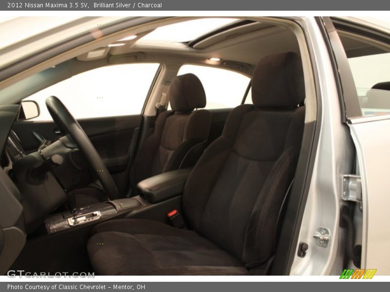 Brilliant Silver / Charcoal 2012 Nissan Maxima 3.5 SV
