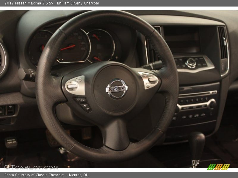 Brilliant Silver / Charcoal 2012 Nissan Maxima 3.5 SV