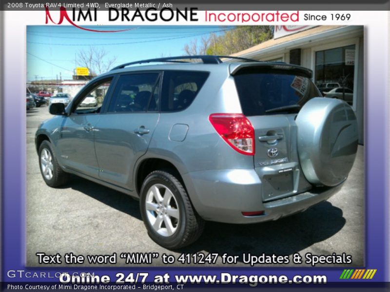 Everglade Metallic / Ash 2008 Toyota RAV4 Limited 4WD