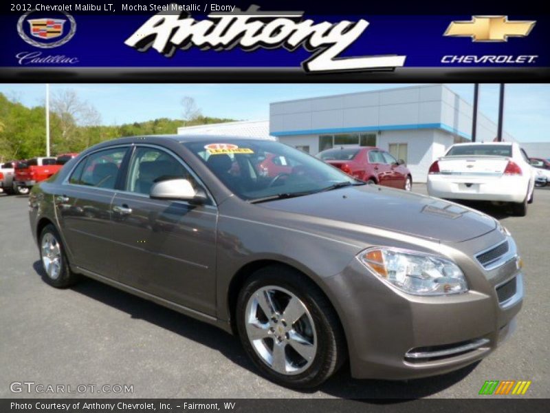 Mocha Steel Metallic / Ebony 2012 Chevrolet Malibu LT