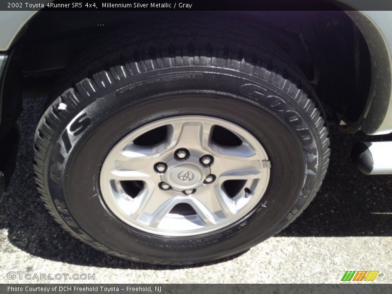Millennium Silver Metallic / Gray 2002 Toyota 4Runner SR5 4x4