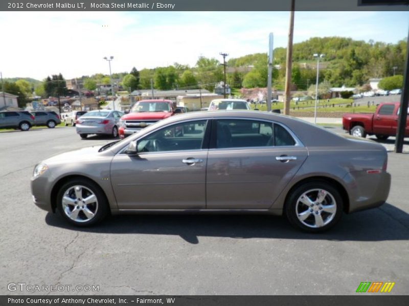 Mocha Steel Metallic / Ebony 2012 Chevrolet Malibu LT