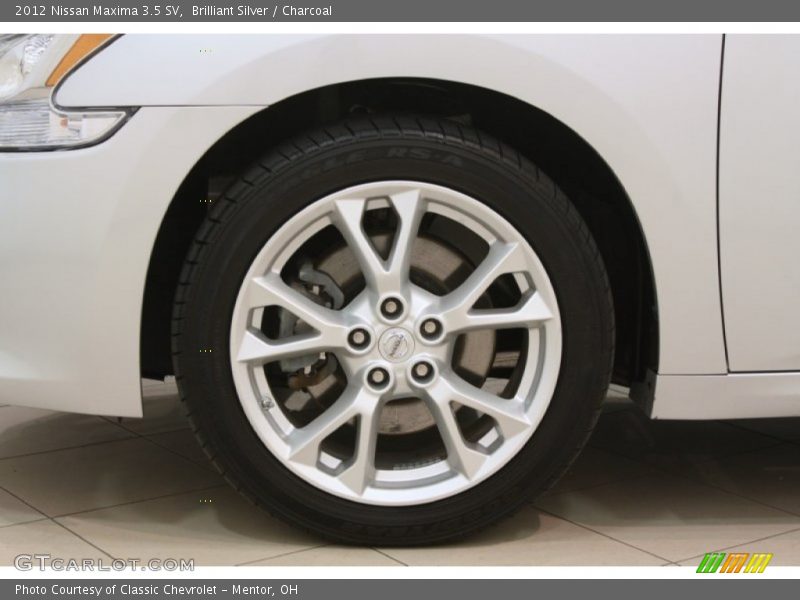 Brilliant Silver / Charcoal 2012 Nissan Maxima 3.5 SV
