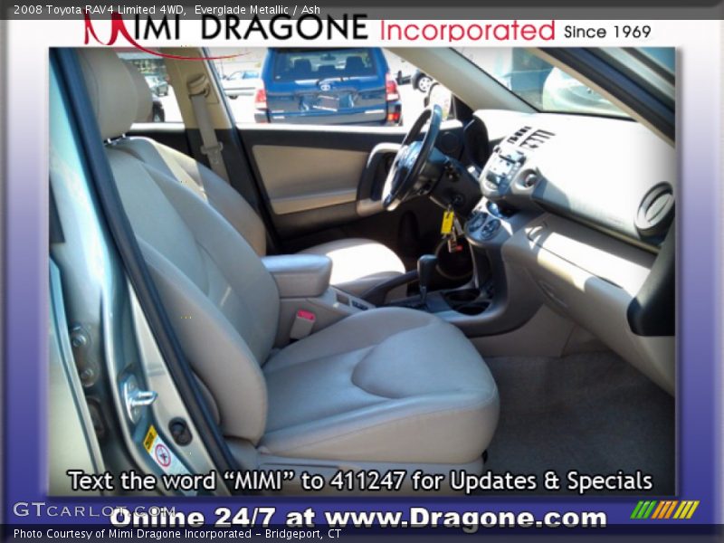 Everglade Metallic / Ash 2008 Toyota RAV4 Limited 4WD