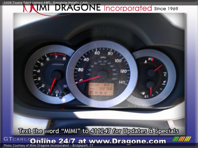 Everglade Metallic / Ash 2008 Toyota RAV4 Limited 4WD