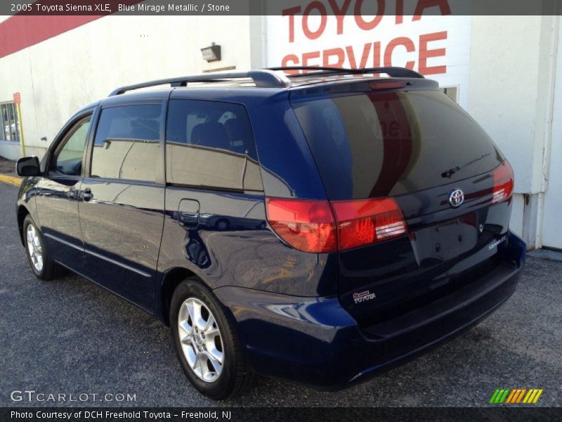 Blue Mirage Metallic / Stone 2005 Toyota Sienna XLE