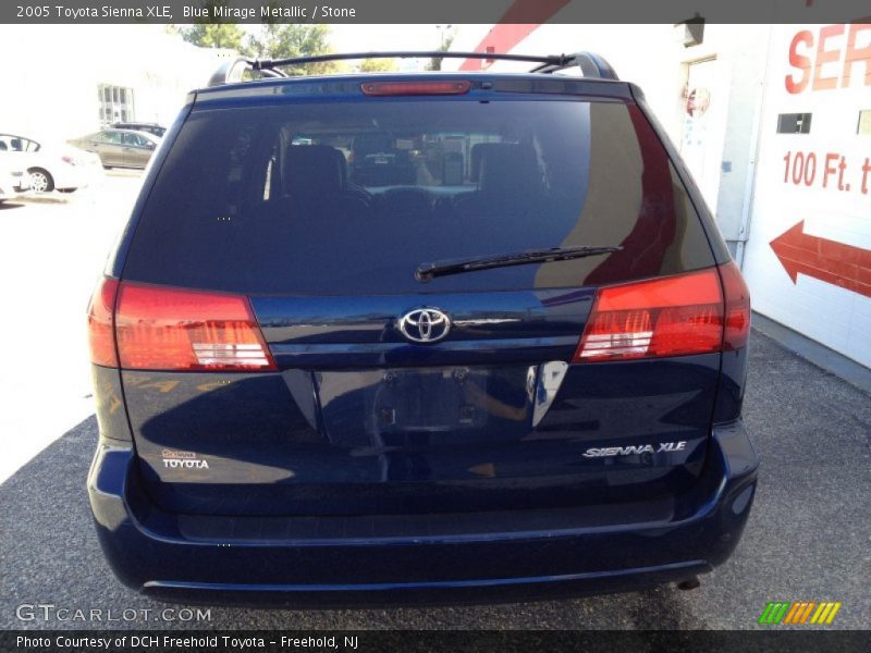 Blue Mirage Metallic / Stone 2005 Toyota Sienna XLE