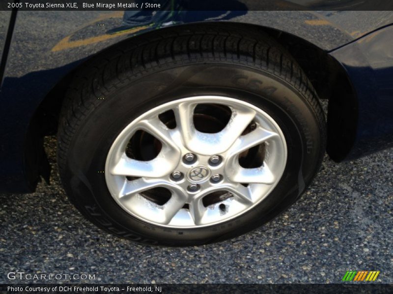 Blue Mirage Metallic / Stone 2005 Toyota Sienna XLE