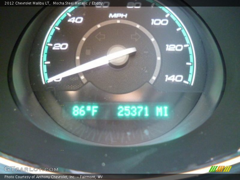 Mocha Steel Metallic / Ebony 2012 Chevrolet Malibu LT