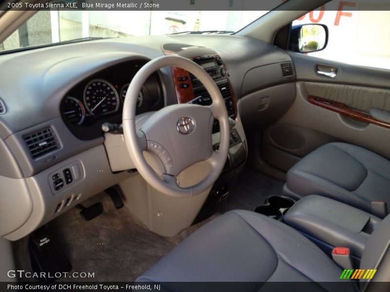 Blue Mirage Metallic / Stone 2005 Toyota Sienna XLE