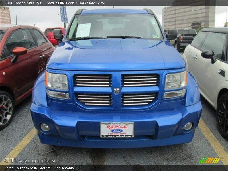 Electric Blue Pearl / Dark Slate Gray 2008 Dodge Nitro R/T