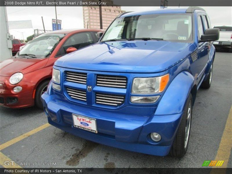 Electric Blue Pearl / Dark Slate Gray 2008 Dodge Nitro R/T