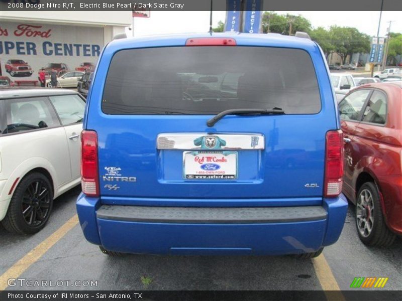 Electric Blue Pearl / Dark Slate Gray 2008 Dodge Nitro R/T