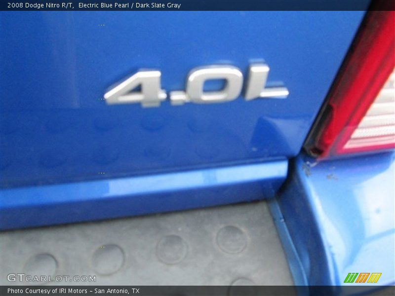 Electric Blue Pearl / Dark Slate Gray 2008 Dodge Nitro R/T