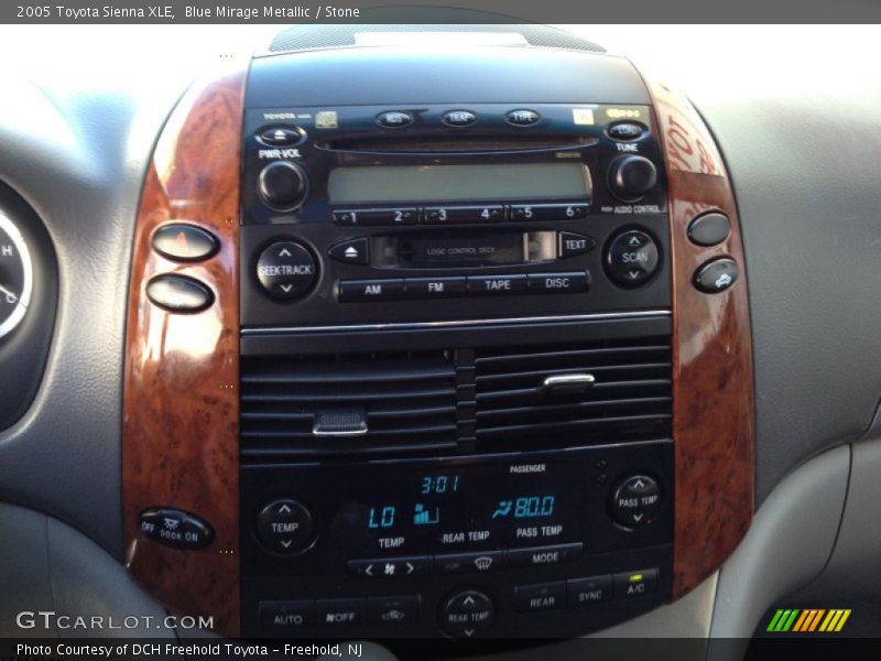 Blue Mirage Metallic / Stone 2005 Toyota Sienna XLE
