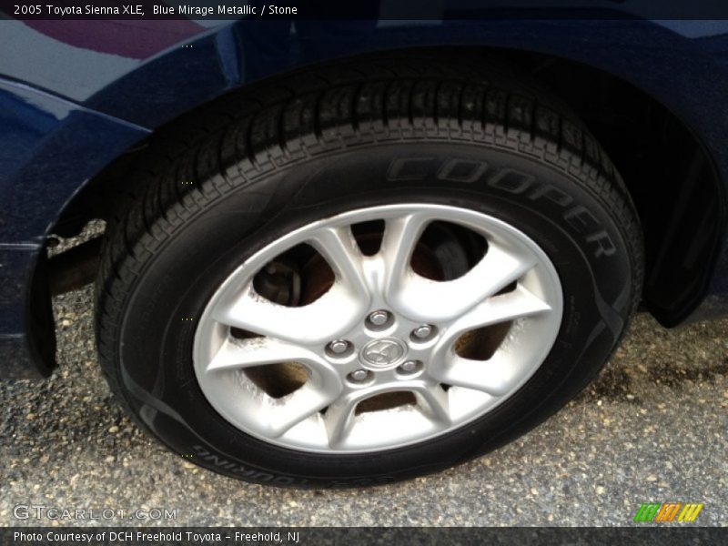 Blue Mirage Metallic / Stone 2005 Toyota Sienna XLE