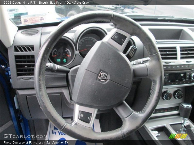 Electric Blue Pearl / Dark Slate Gray 2008 Dodge Nitro R/T