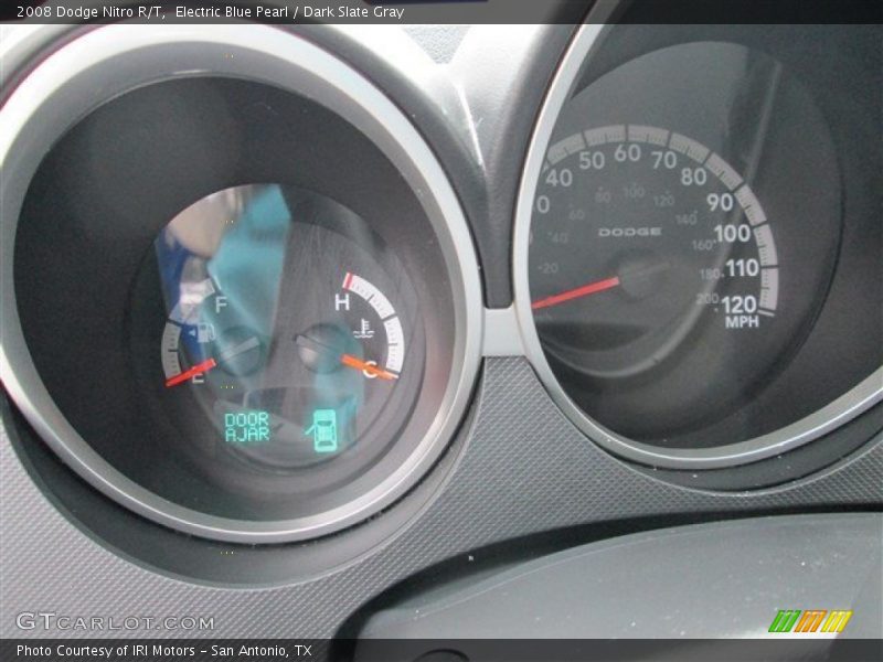 Electric Blue Pearl / Dark Slate Gray 2008 Dodge Nitro R/T