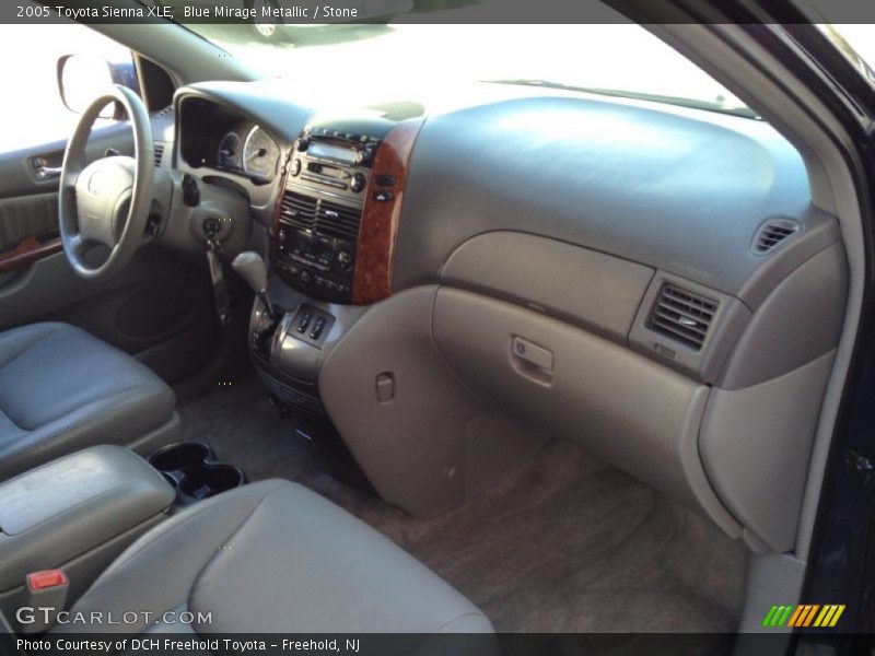 Blue Mirage Metallic / Stone 2005 Toyota Sienna XLE