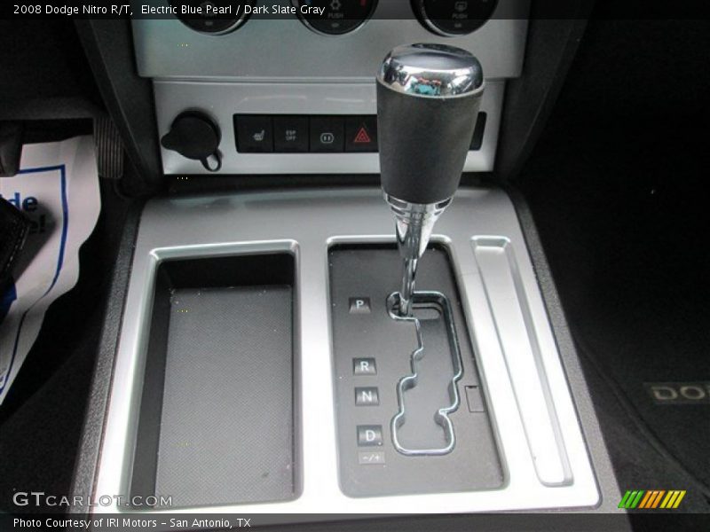 Electric Blue Pearl / Dark Slate Gray 2008 Dodge Nitro R/T