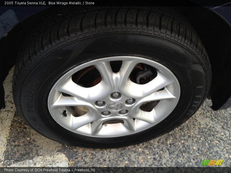 Blue Mirage Metallic / Stone 2005 Toyota Sienna XLE