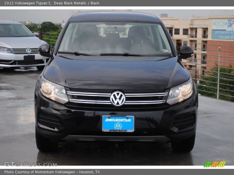 Deep Black Metallic / Black 2013 Volkswagen Tiguan S