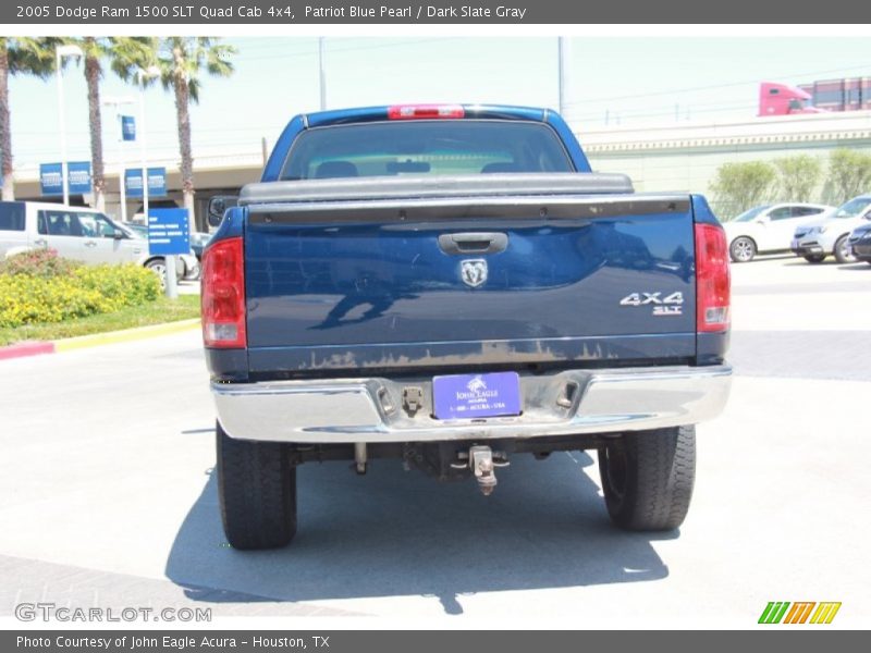 Patriot Blue Pearl / Dark Slate Gray 2005 Dodge Ram 1500 SLT Quad Cab 4x4