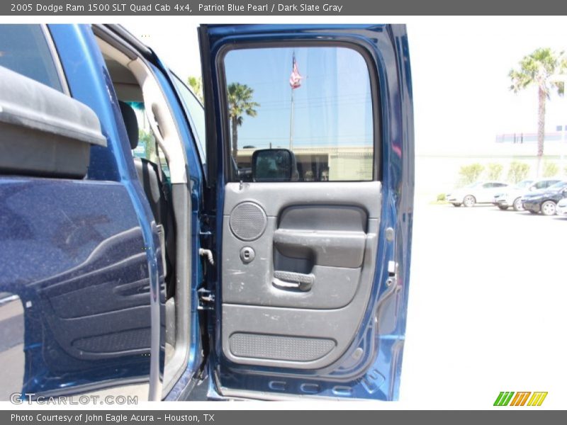 Patriot Blue Pearl / Dark Slate Gray 2005 Dodge Ram 1500 SLT Quad Cab 4x4