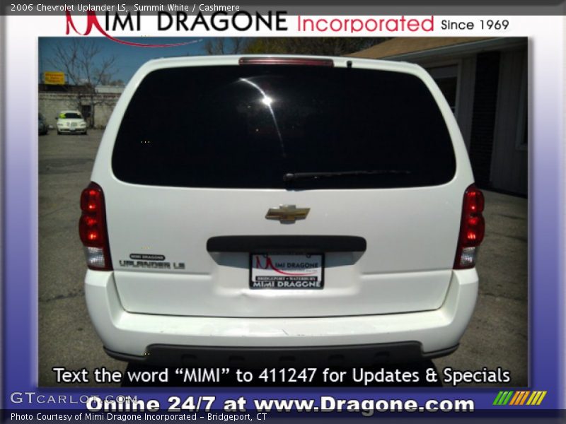 Summit White / Cashmere 2006 Chevrolet Uplander LS