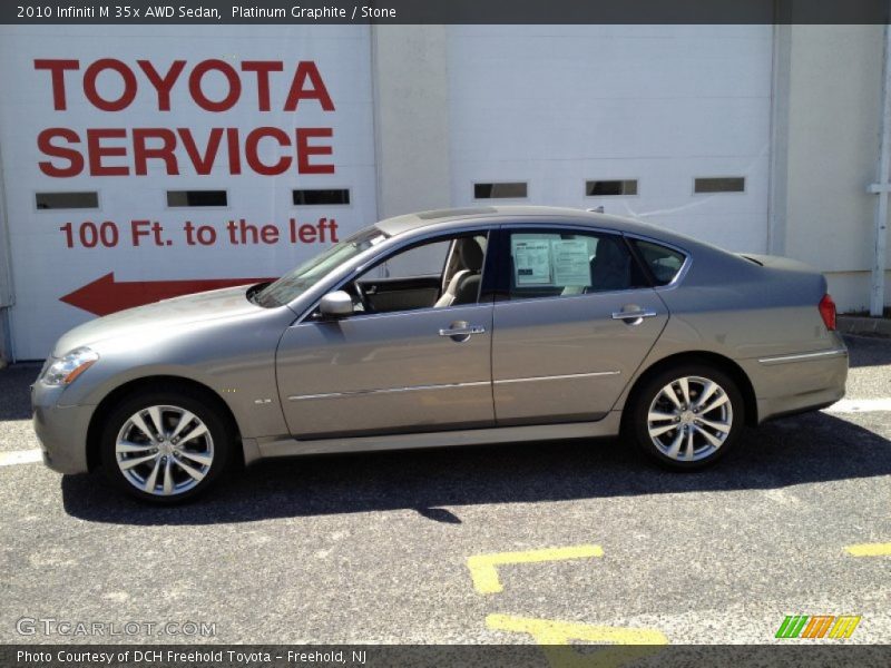 Platinum Graphite / Stone 2010 Infiniti M 35x AWD Sedan