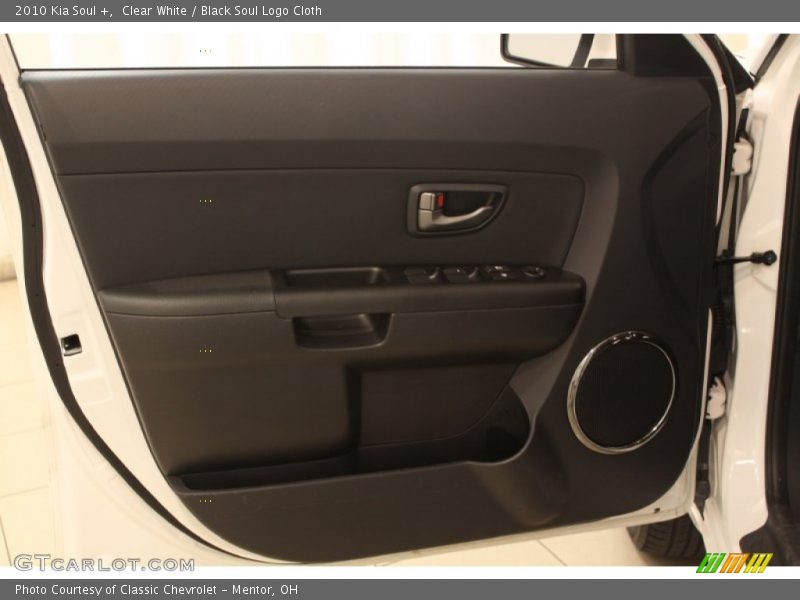 Clear White / Black Soul Logo Cloth 2010 Kia Soul +