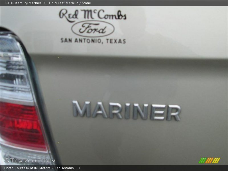 Gold Leaf Metallic / Stone 2010 Mercury Mariner I4