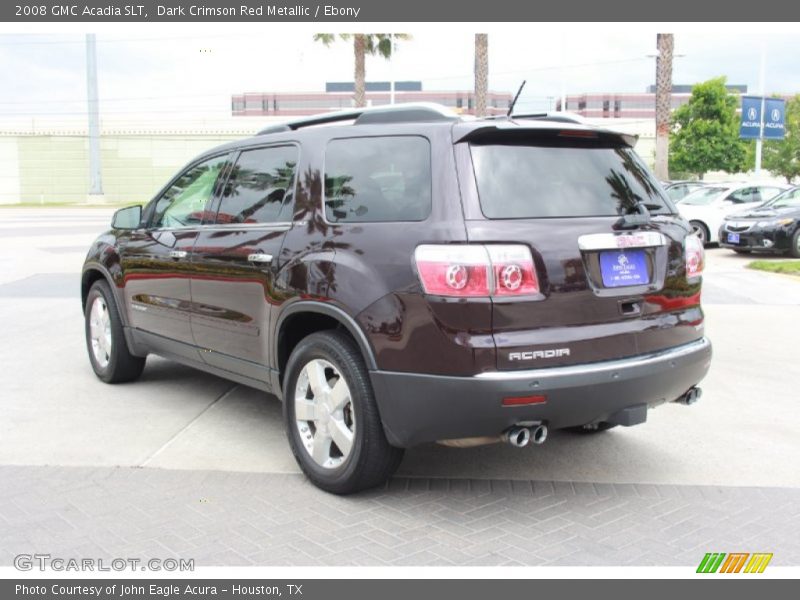 Dark Crimson Red Metallic / Ebony 2008 GMC Acadia SLT